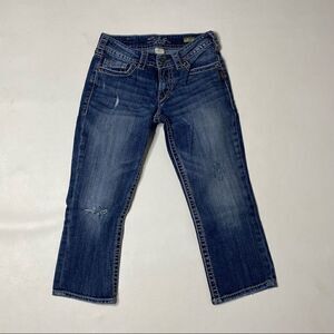Silver | Factory Distressed Suki Surplus Capri’s